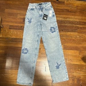 Never worn with tags Playboy by Pacsun light wash jeans. Size 24
